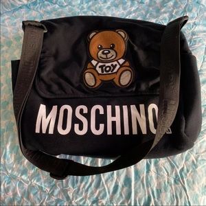 Moschino baby bag black never used!